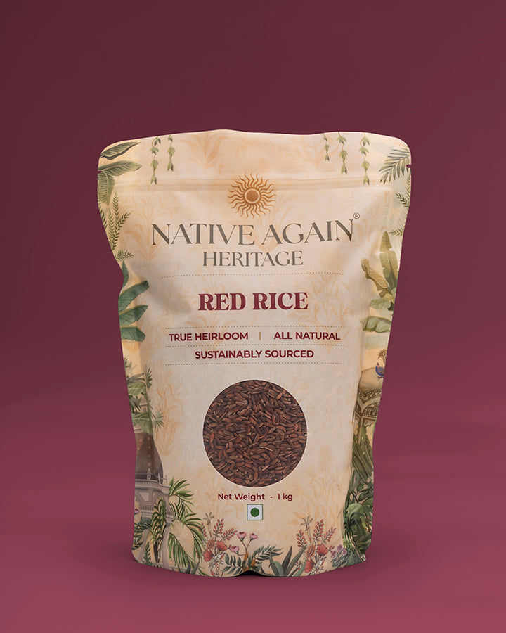 Rebranded Rice Heritage Red Rice 1 Kg – Native Again Foods LLP