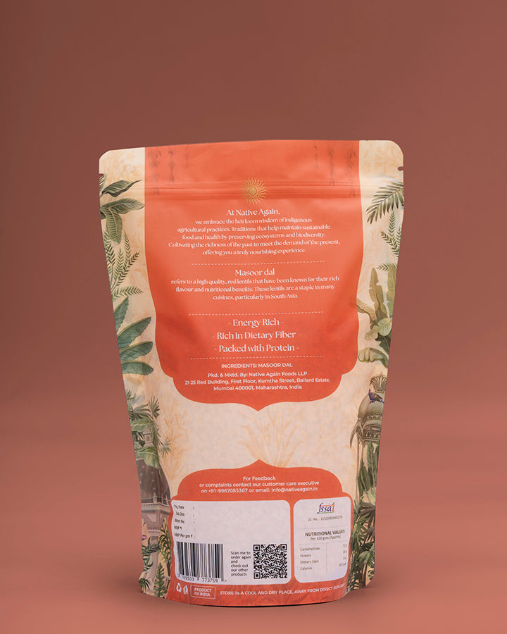 Heritage Masoor Dal (Split) / Red Lentil  500 gm