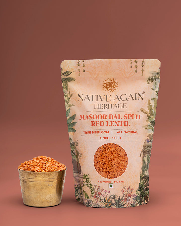 Heritage Masoor Dal (Split) / Red Lentil  500 gm