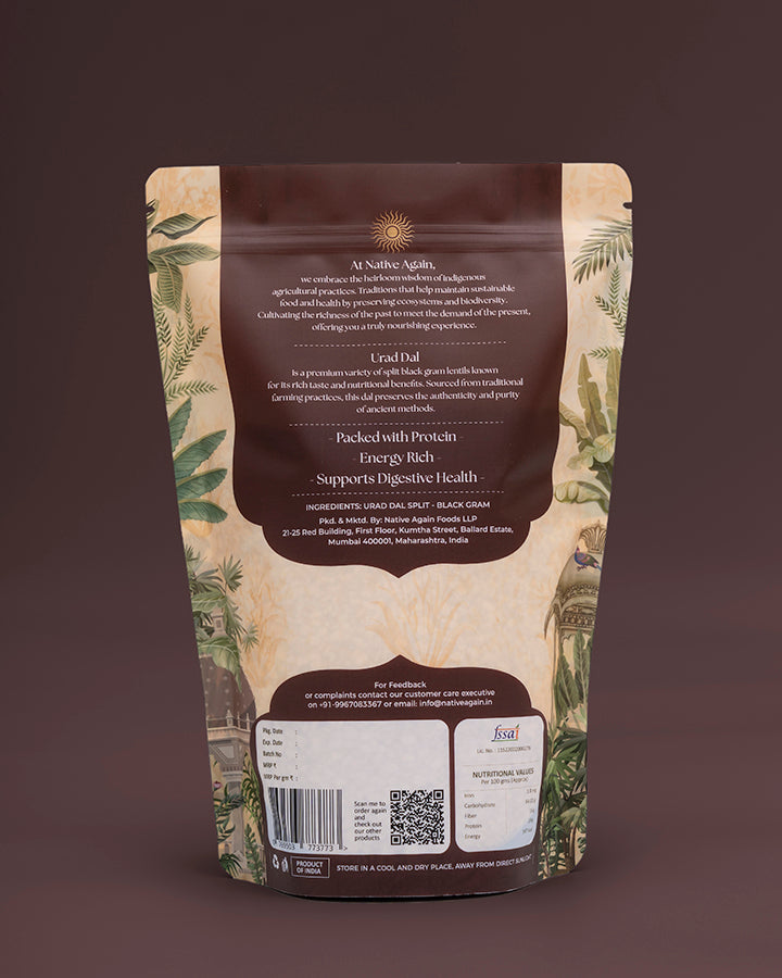 Heritage Urad Dal (Split) / Black Gram  500 gm