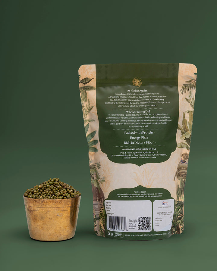 Heritage Whole Moong Dal / Green Gram 500 gm