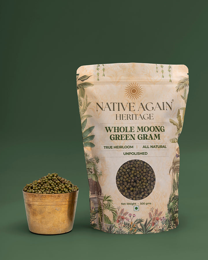 Heritage Whole Moong Dal / Green Gram 500 gm