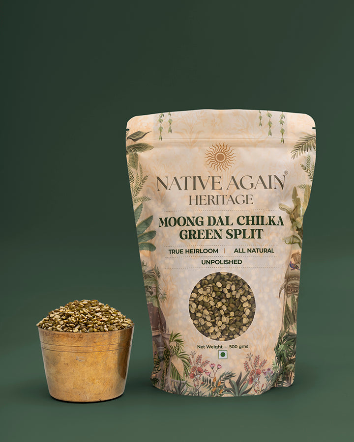 Heritage Moong Dal Chilka / Green Gram 500 gm