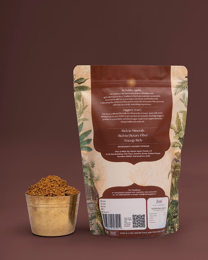 Heritage Jaggery Powder/ Gur 500 gm
