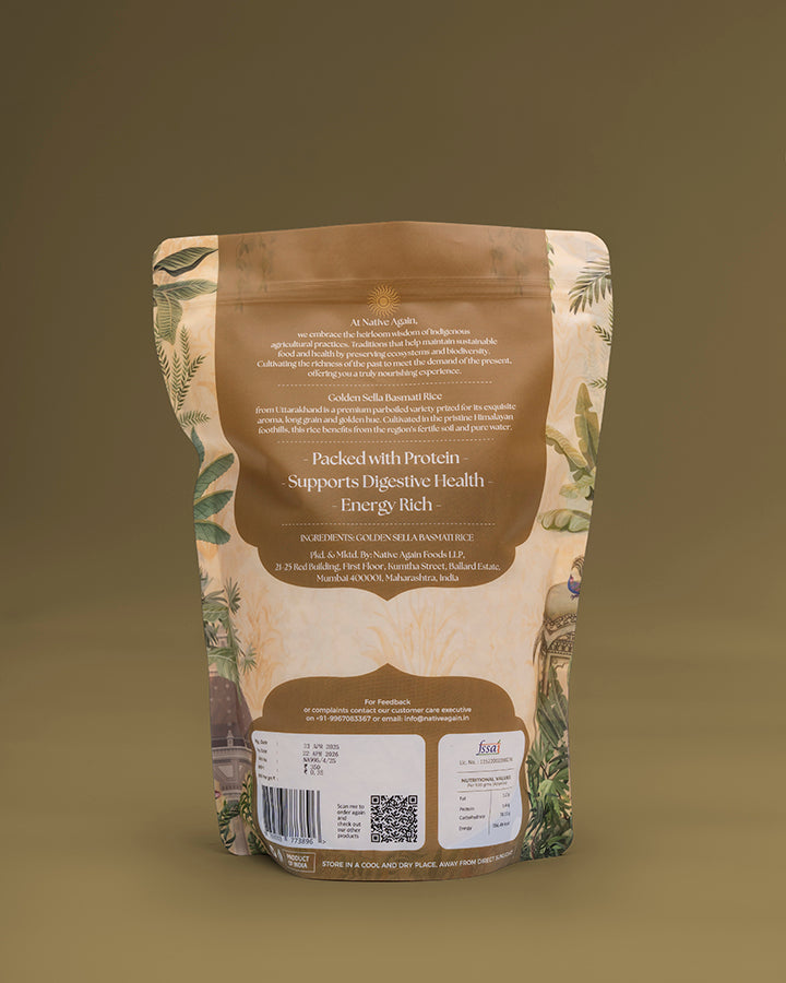 Heritage Golden Sella Basmati  Rice 1  Kg