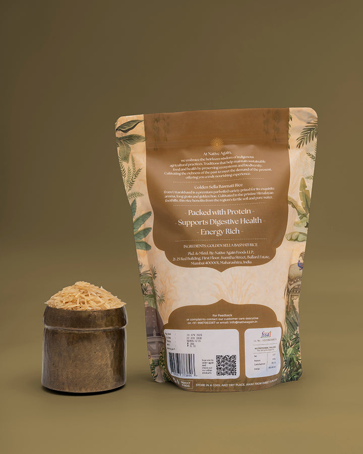 Heritage Golden Sella Basmati  Rice 1  Kg