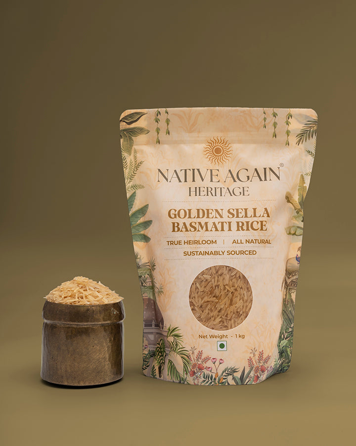Heritage Golden Sella Basmati  Rice 1  Kg