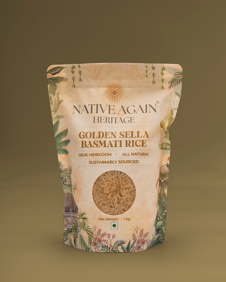 Heritage Golden Sella Basmati  Rice 1  Kg