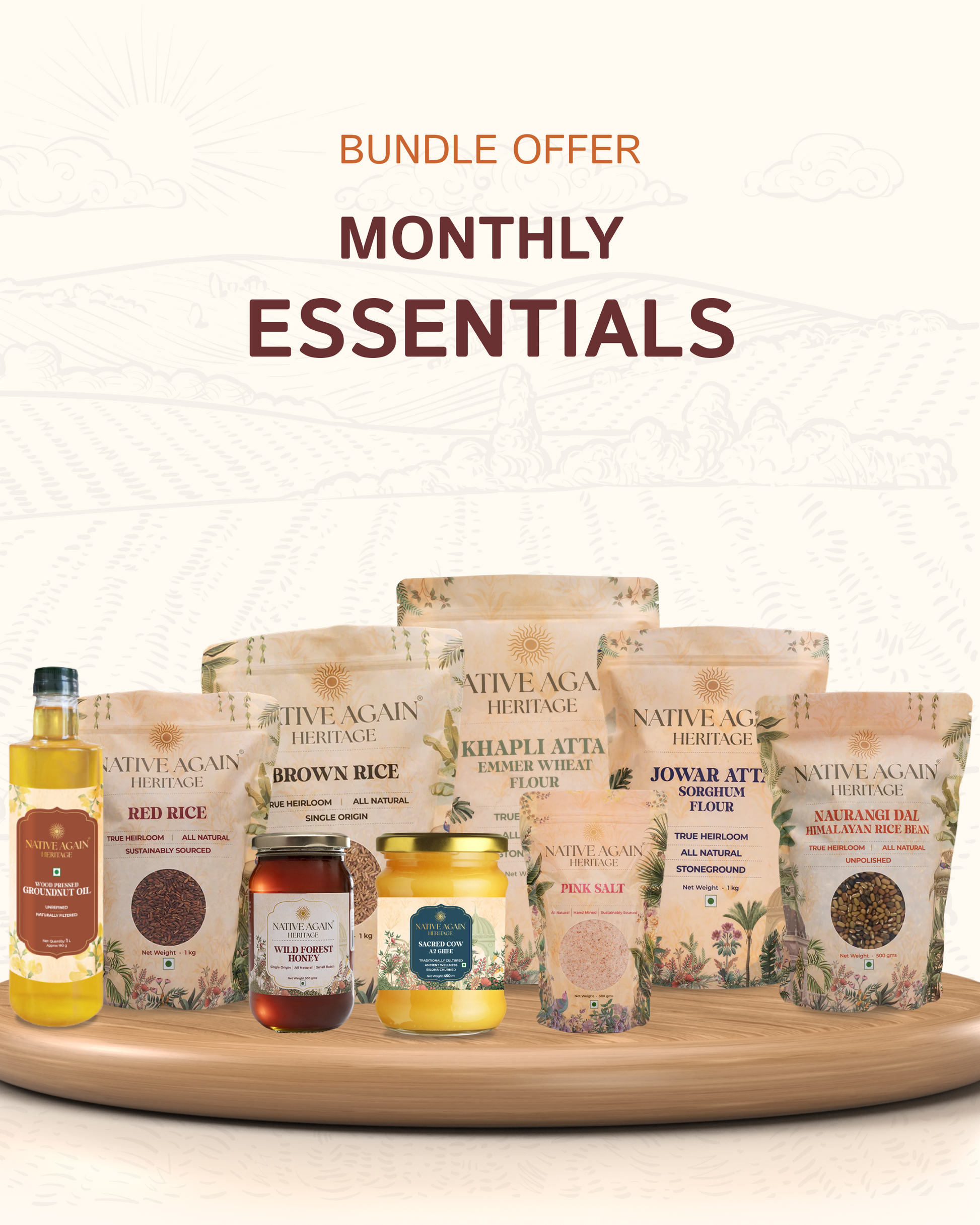 Monthly essentials