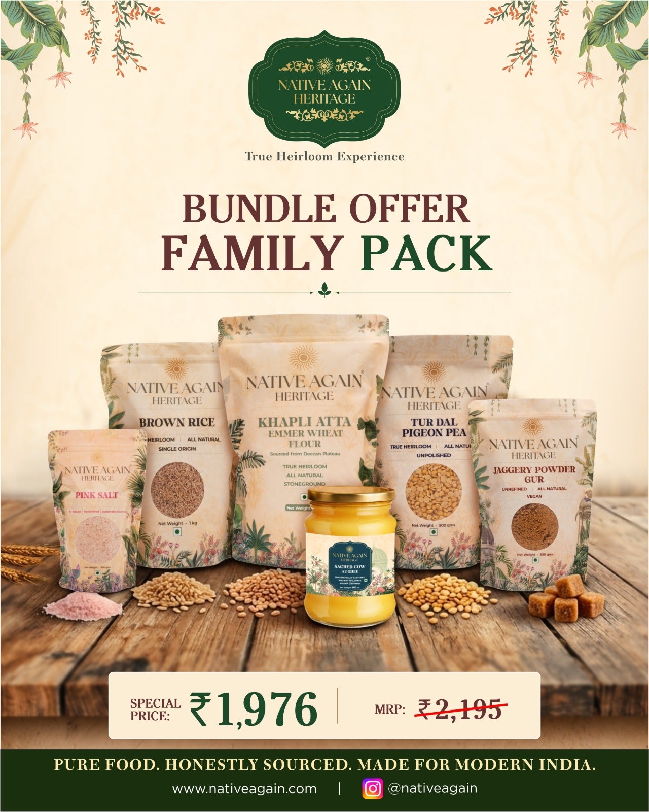 Healthy family pack