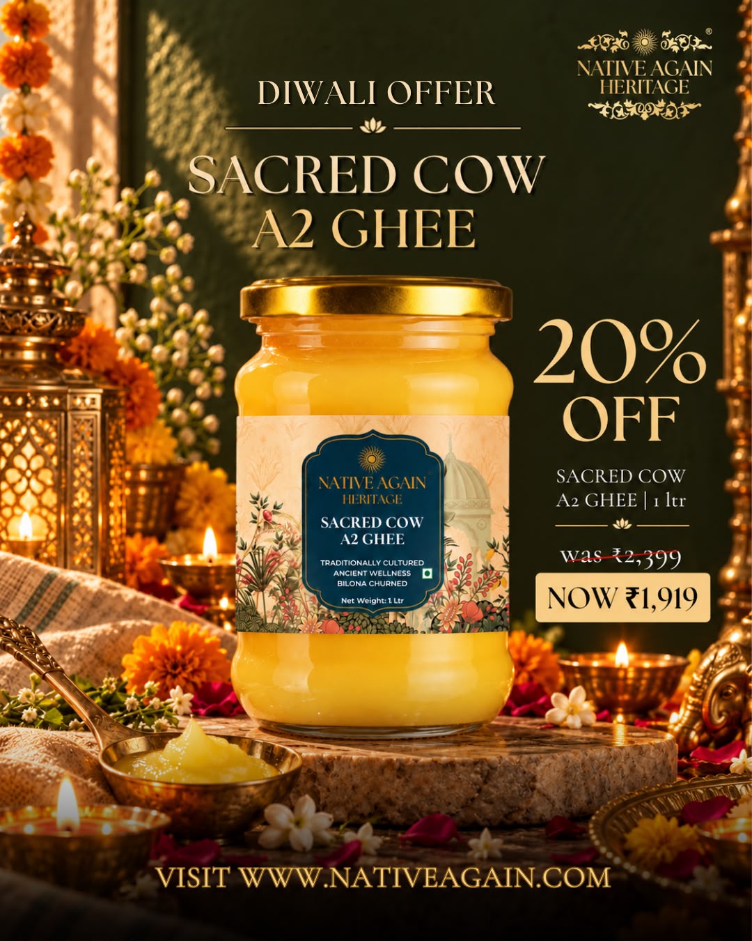 Sacred Cow A2 Ghee