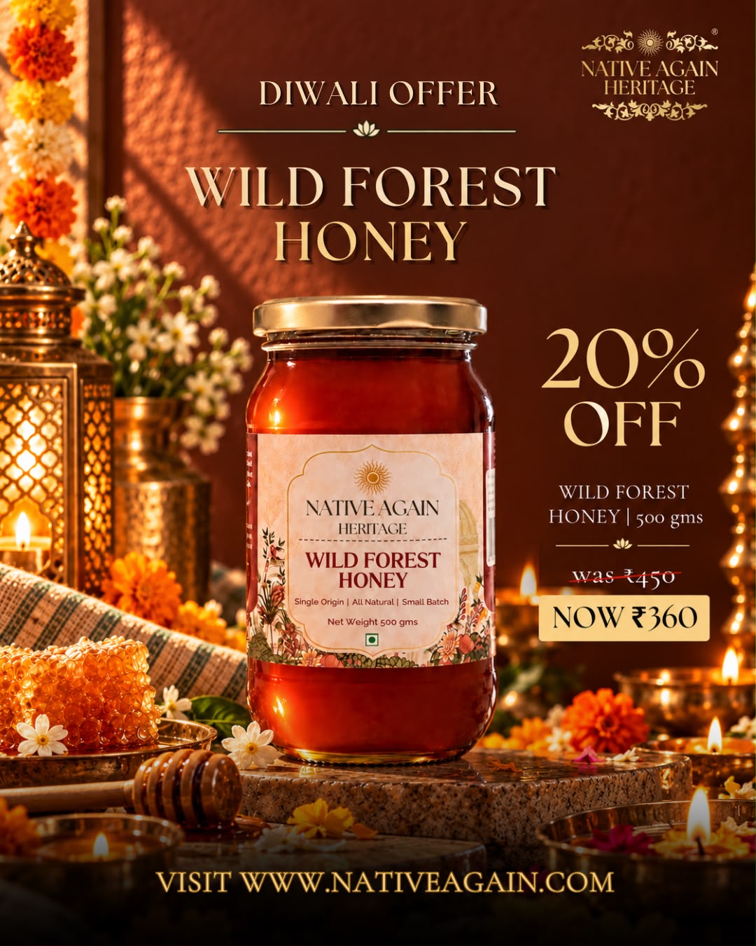 Wild Forest Honey 500 gm