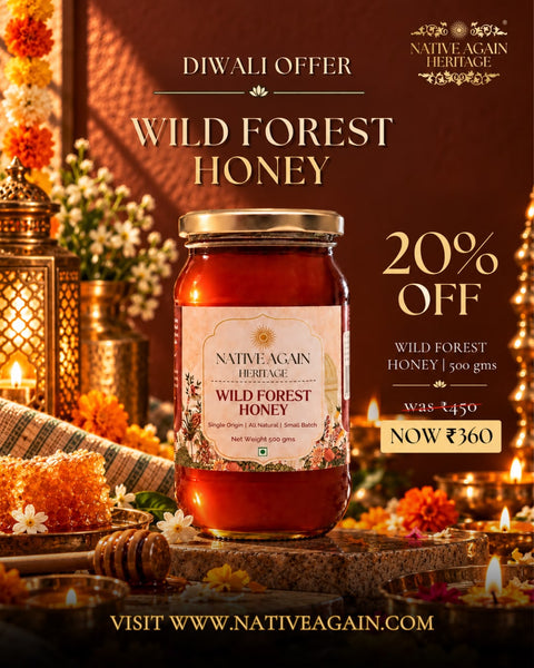 Wild Forest Honey 500 gm – Native Again Foods LLP
